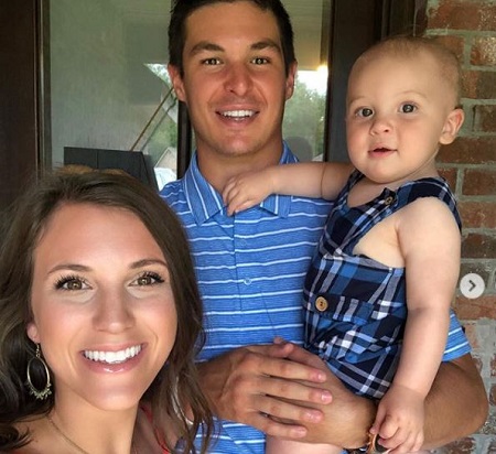 Haleigh and Nick Mullens shared their first child, a son Luke Clayton Mullens on August 31, 2019.Source: Instagram @haleighhmullens